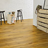 Nailsea Walnut effect Laminate Flooring, 1.49m² Pack of 8