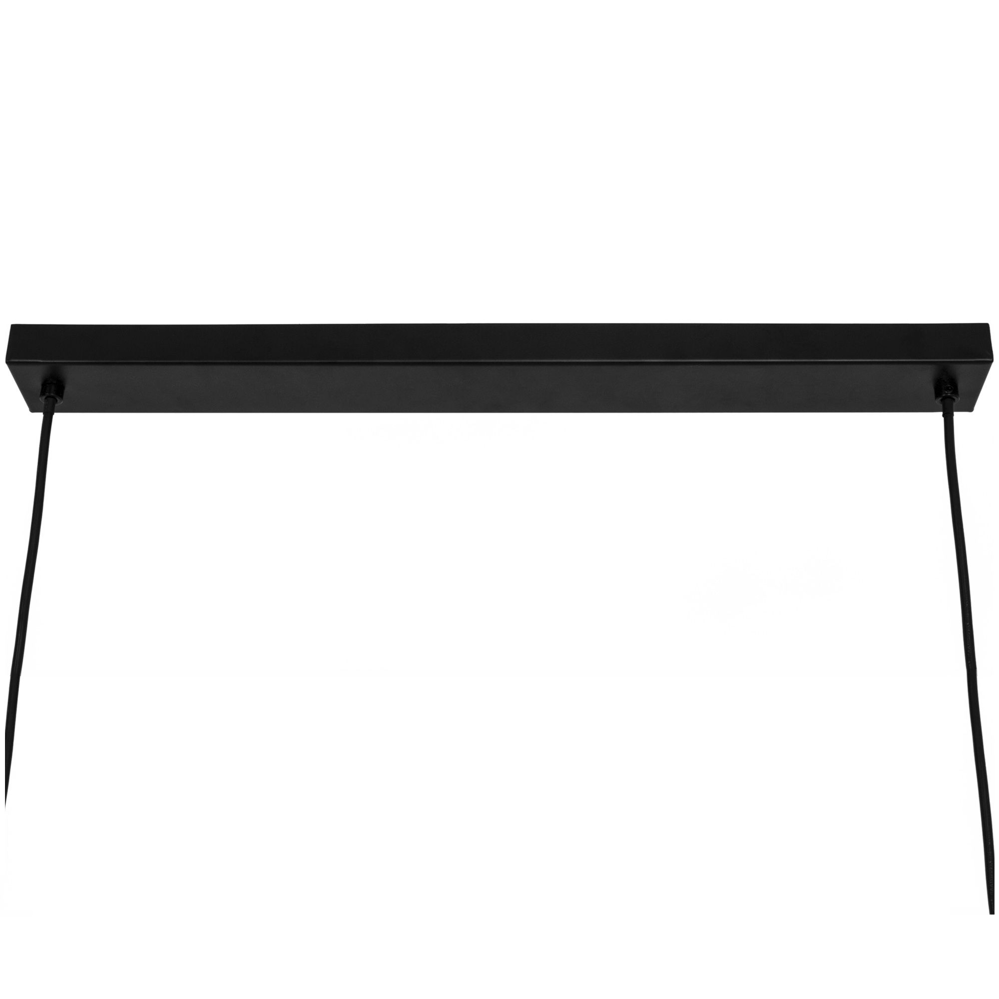 Nantan Matt Black 5 Lamp Pendant ceiling light, (Dia)780mm