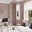 Napour Pink Plain Lined Eyelet Curtain (W)167cm (L)183cm, Pair