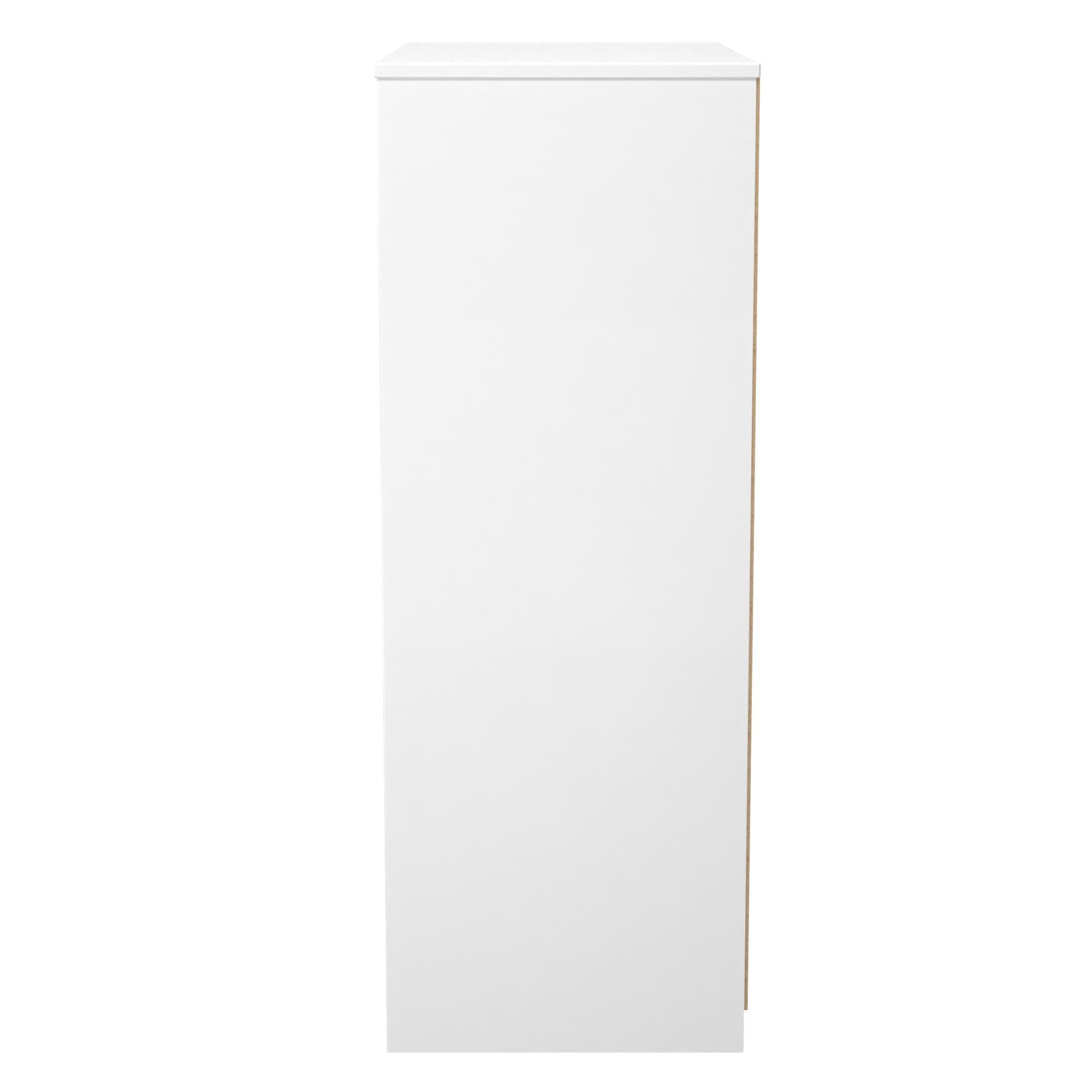 Nashville Ready assembled White 4 Drawer Chest (H)1063mm (W)766mm (D)395mm
