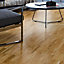 Natural Oak effect 4 strip real wood top layer flooring, 2.03m² Pack