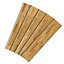Natural Oak effect 4 strip real wood top layer flooring, 2.03m² Pack