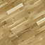 Natural Oak effect Real wood top layer flooring, 2.03m² Pack of 9