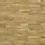 Natural Oak effect Real wood top layer flooring, 2.03m² Pack of 9