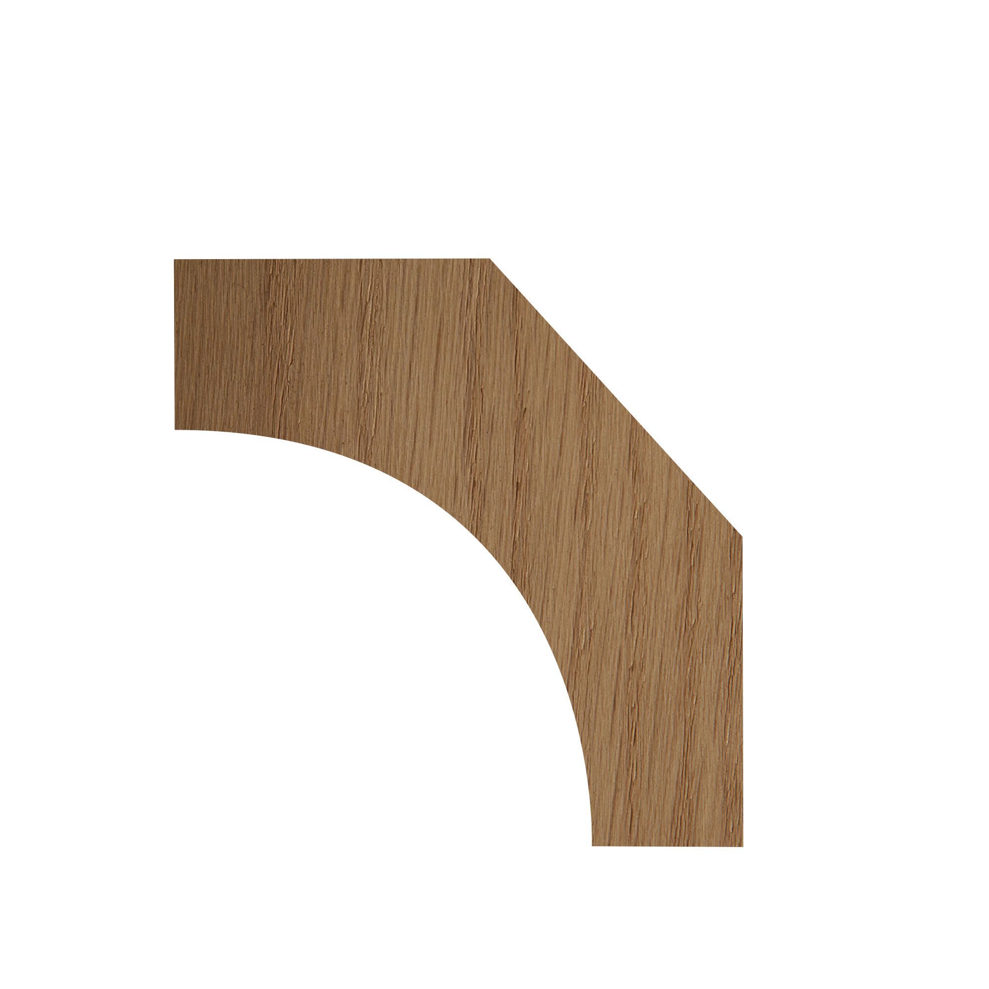 Natural Oak Scotia Moulding (L)2.4m (W)18mm (T)18mm