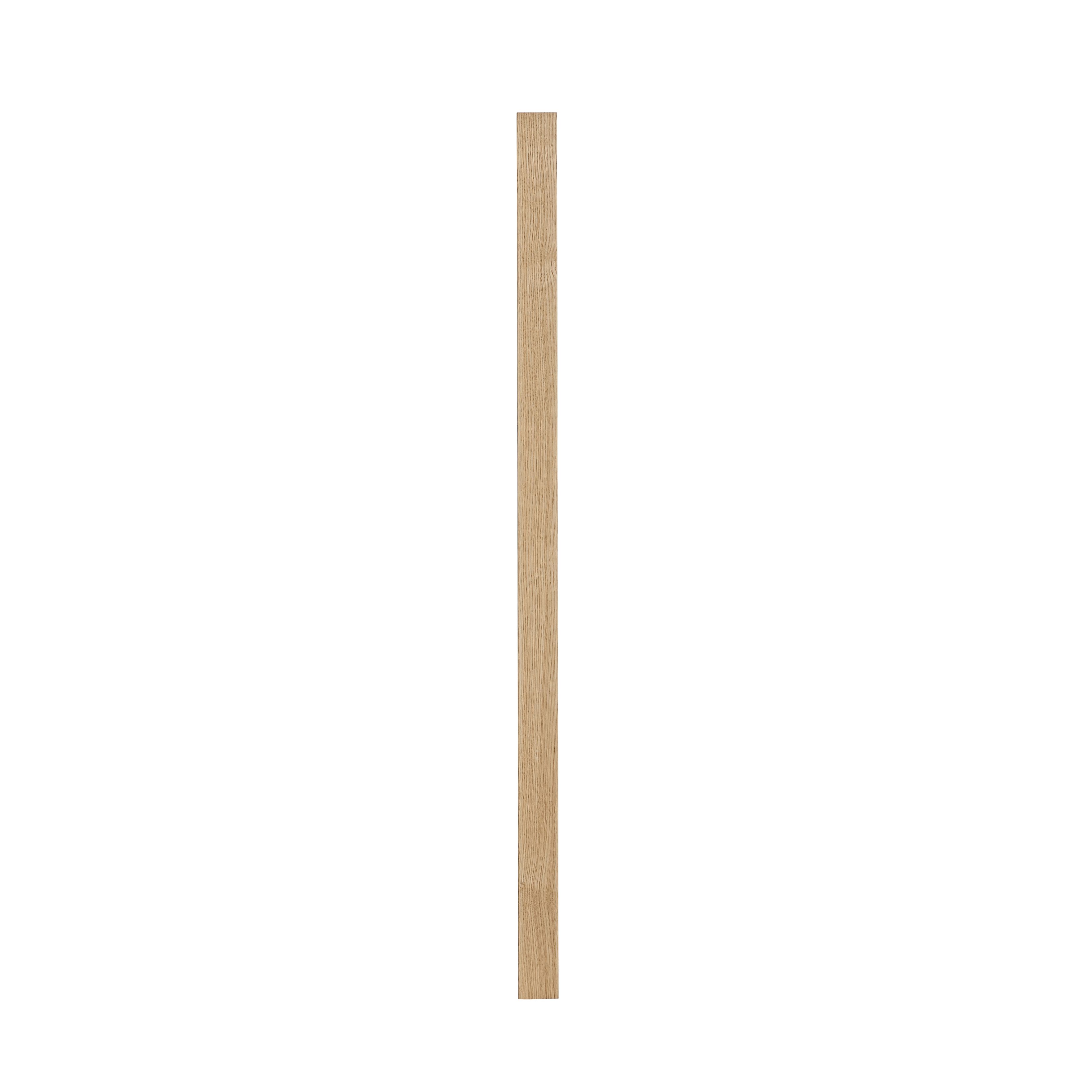 Natural Oak Square Plain square spindle (H)900mm (W)41mm