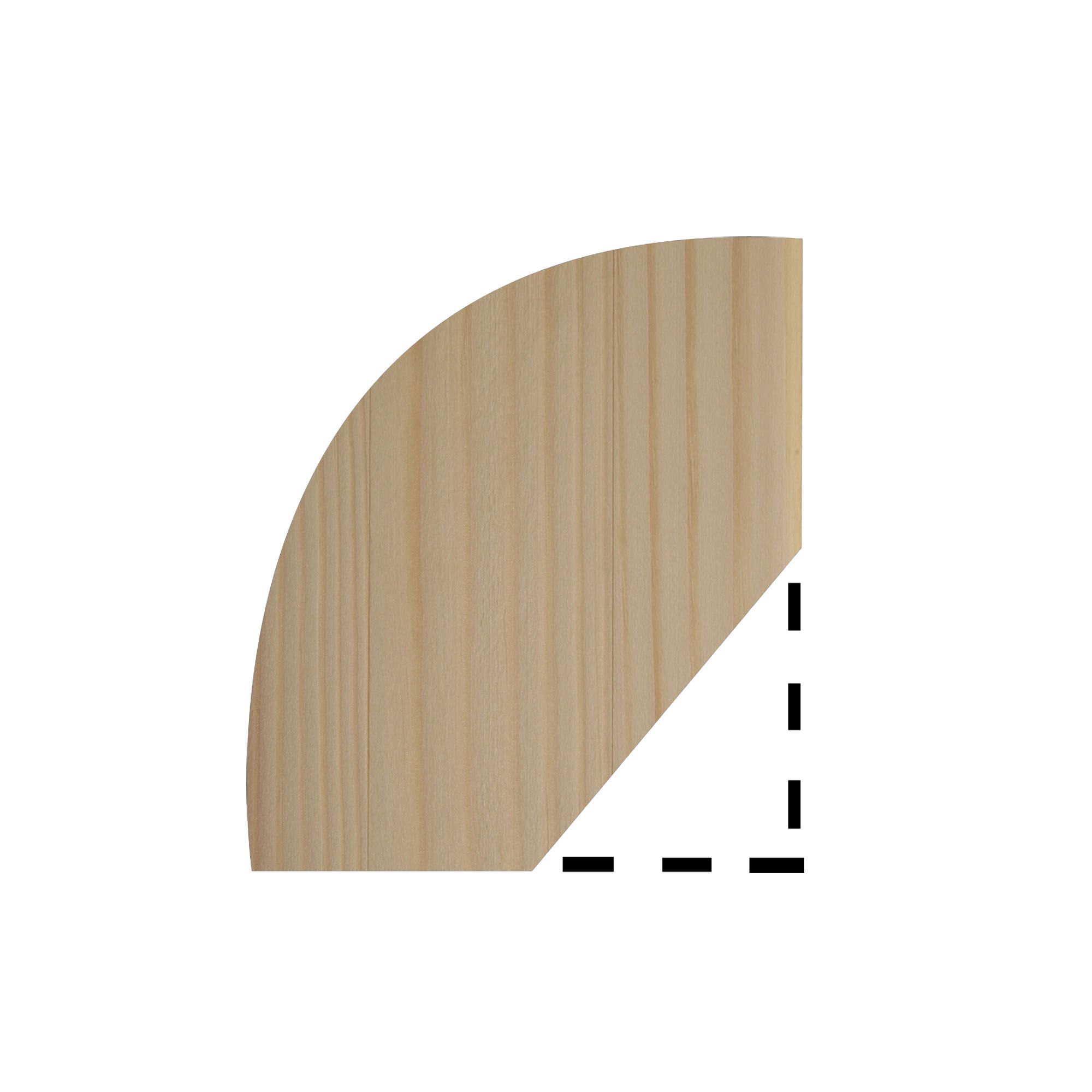 Natural Pine Ovolo Moulding (L)2.4m (W)23mm (T)23mm