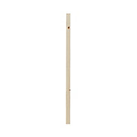Natural Pine Square Plain square spindle (H)900mm (W)32mm