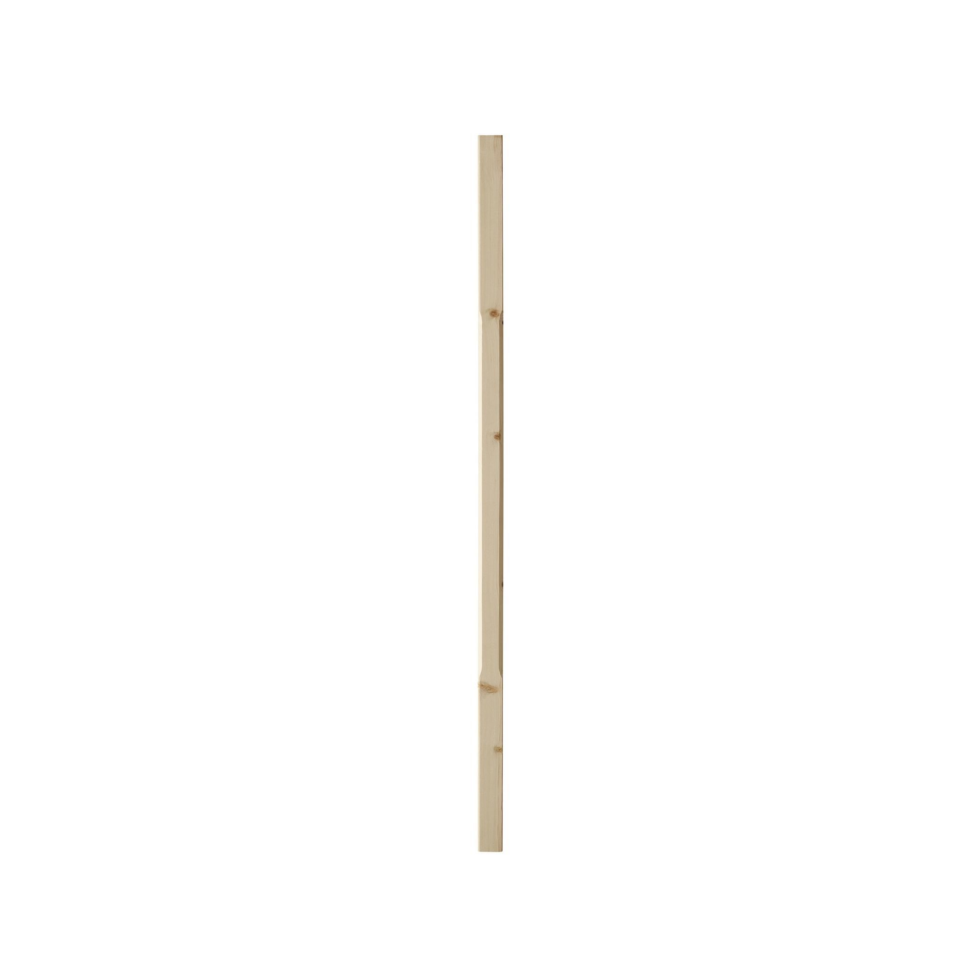 Natural Pine Stop chamfered spindle (H)900mm (W)32mm