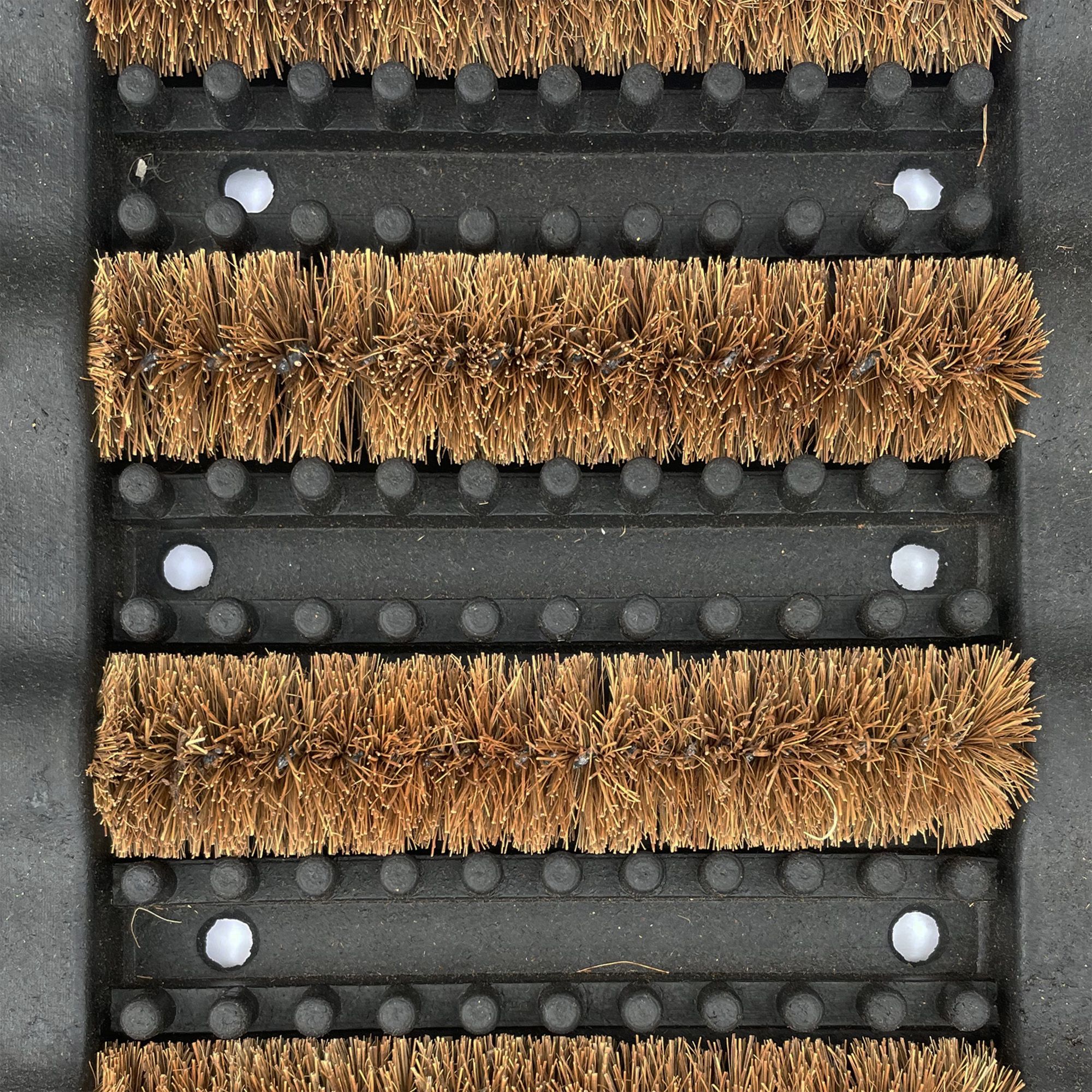 Natural Rugged Butler Coir Heavy duty Door mat, 60cm x 40cm
