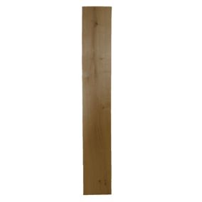 Natural Square edge Oak Furniture board, (L)1.8m (W)200mm-300mm (T)25mm