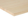 Natural Square Pine Furniture board, (L)2.4m (W)200mm (T)18mm