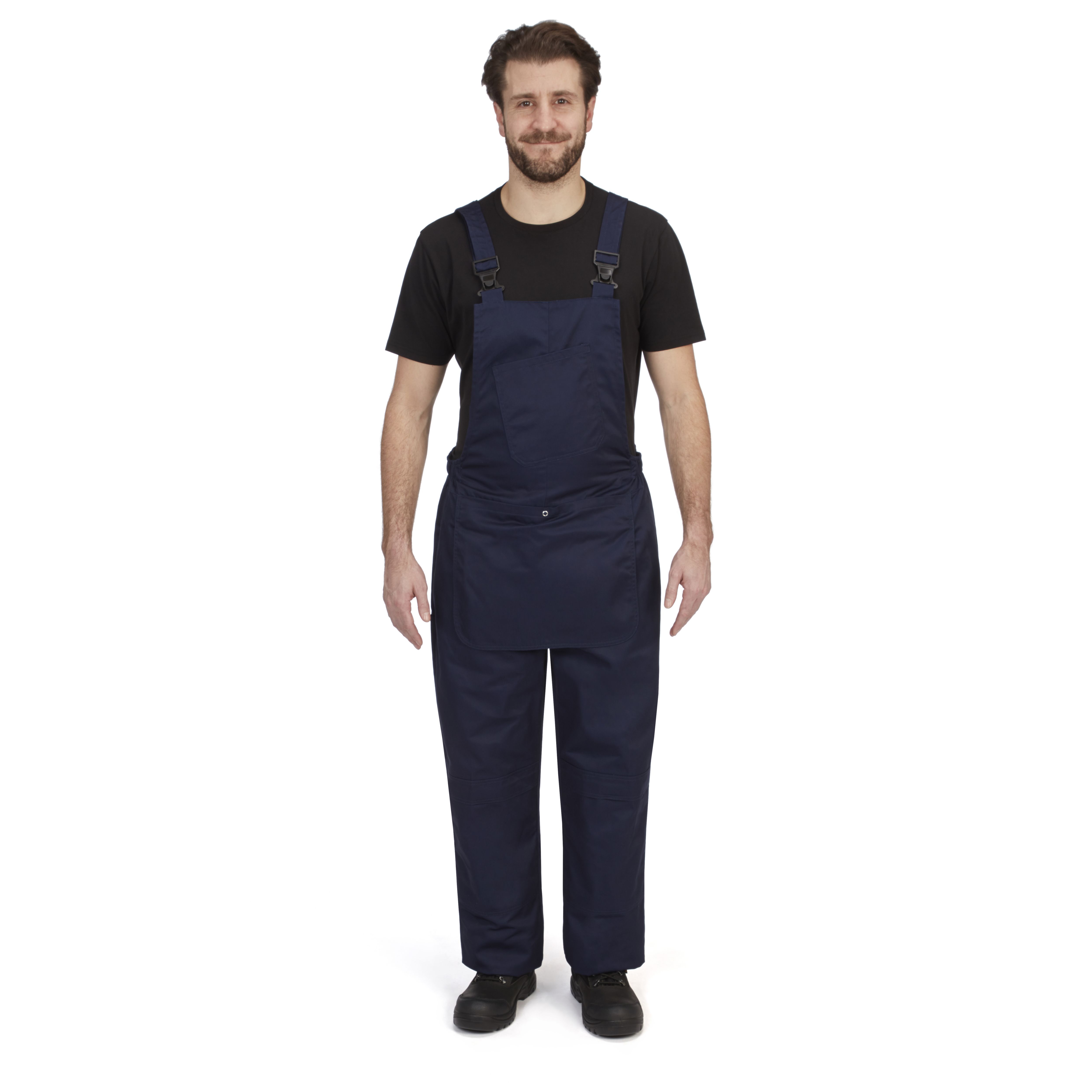 Navy blue Bib & brace Medium