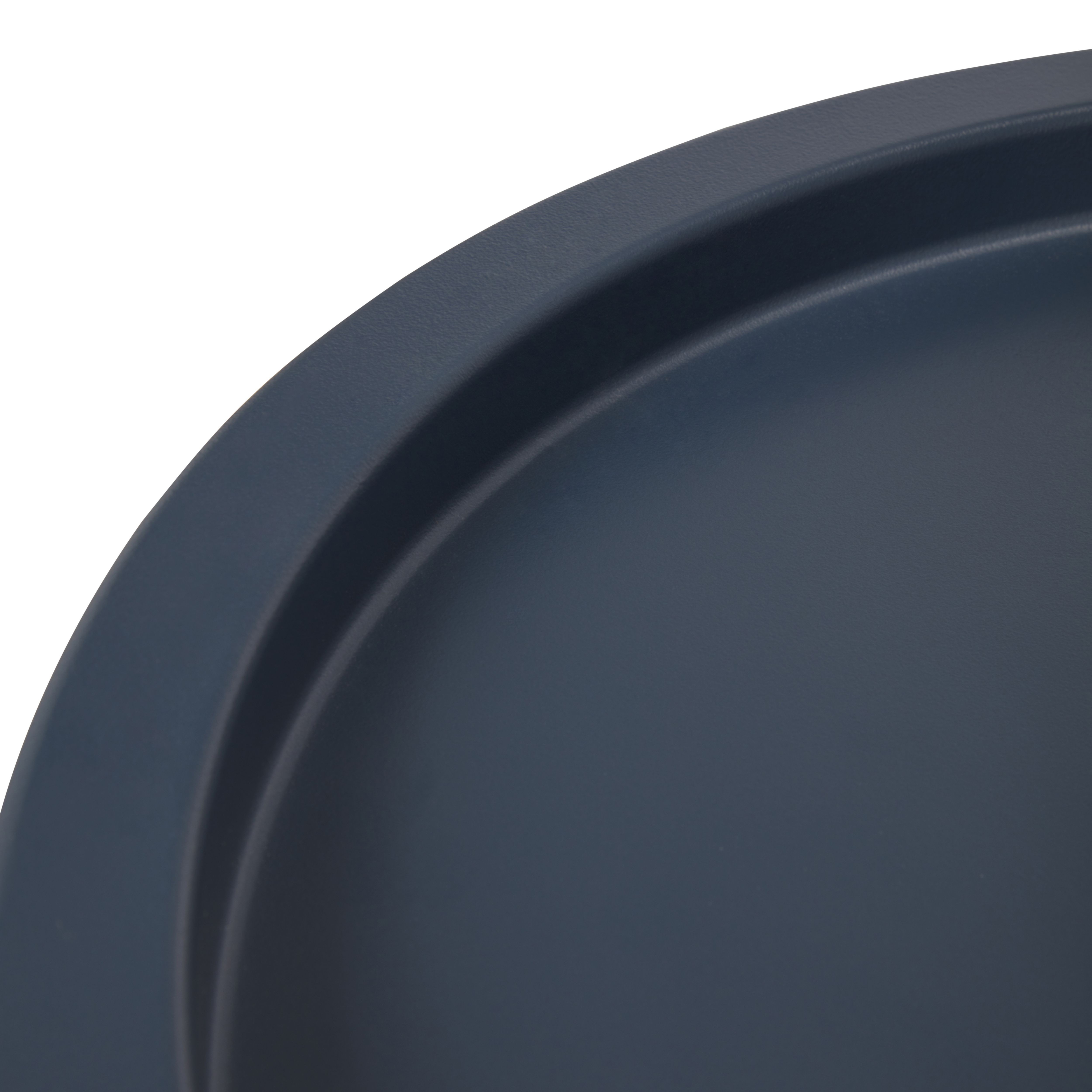 Navy Tray table (H)50cm (W)47cm