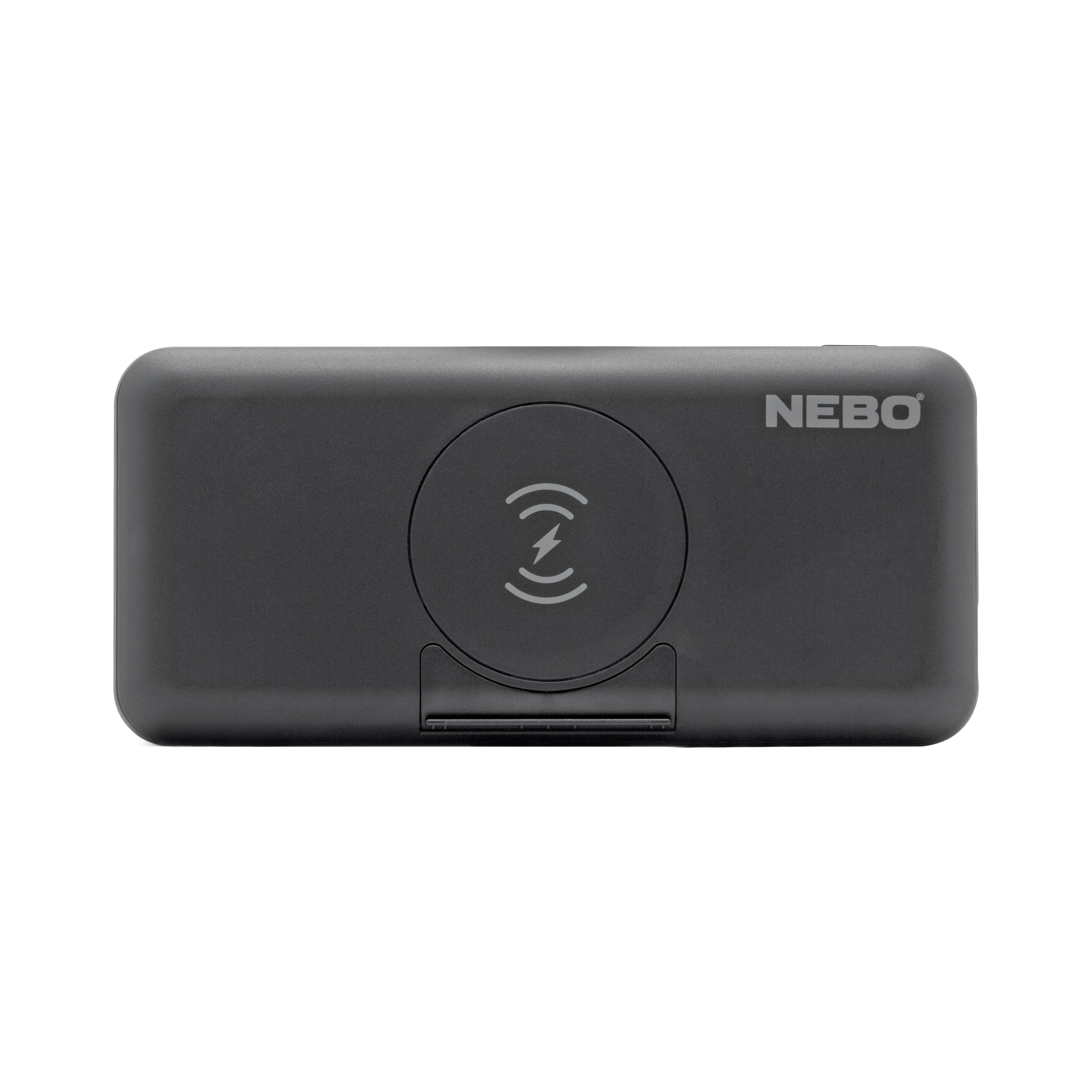 Nebo Black Portable Wireless Power bank 10000mAh