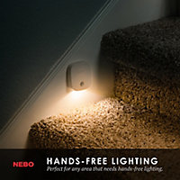 Nebo White LED Sensor night light, Pack of 3