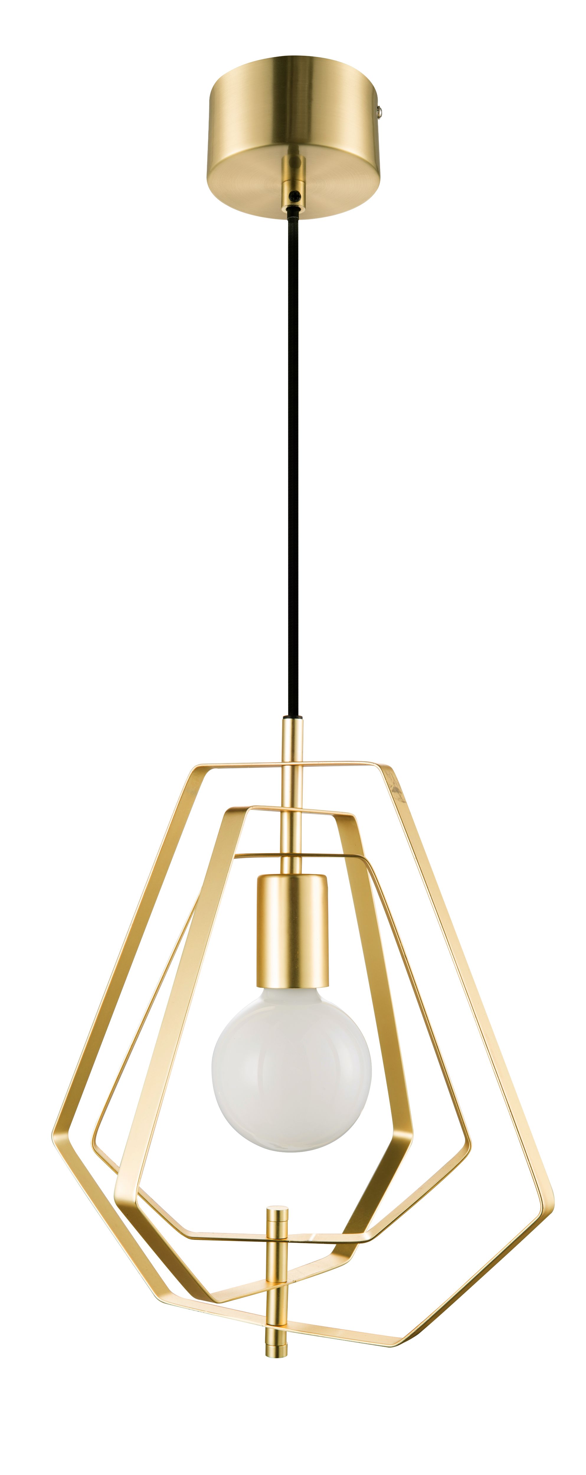 Nedoki Brass effect Pendant ceiling light, (Dia)350mm