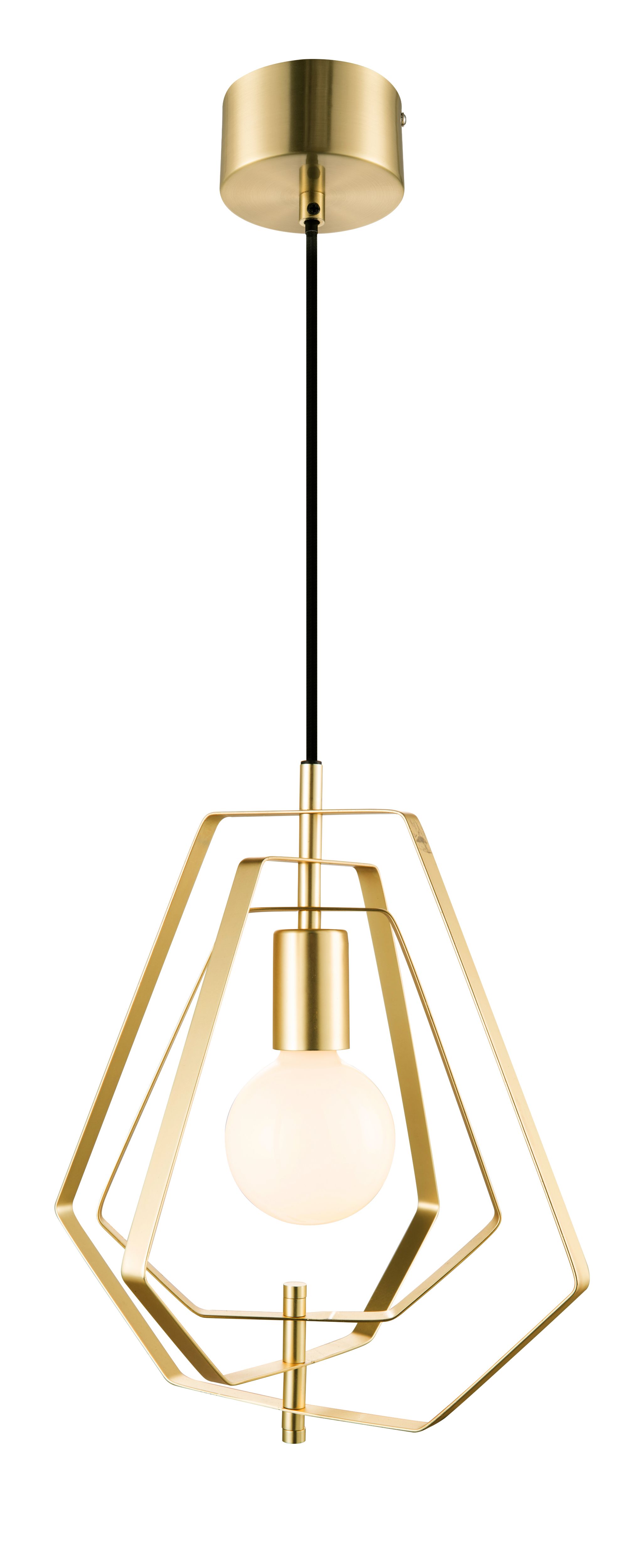Nedoki Brass effect Pendant ceiling light, (Dia)350mm