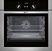 Neff B14M42N5GB Built-in Single Multifunction Oven - Stainless steel stainless steel effect