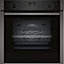 Neff B3ACE4HG0B Built-in Single electric multifunction Oven - Black & graphite