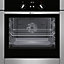 Neff B44M42N5GB Integrated Single Multifunction Oven - Stainless steel stainless steel effect