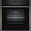 Neff B6ACH7HG0B Built-in Single electric multifunction Oven - Black & graphite