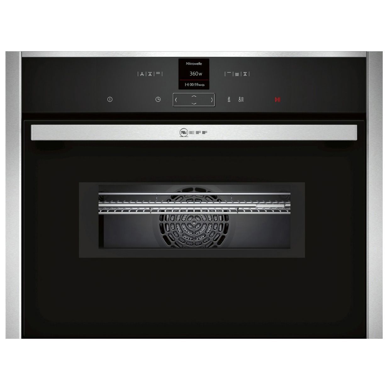 Neff C17MR02N0B Built-in Compact Oven with microwave - Stainless steel