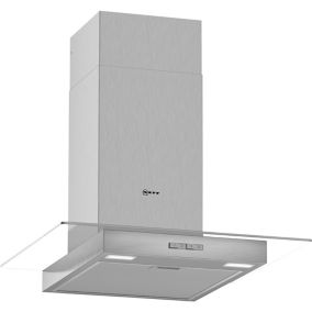 NEFF D64GBC0N0B Chimney Cooker hood (W)60cm - Stainless steel effect