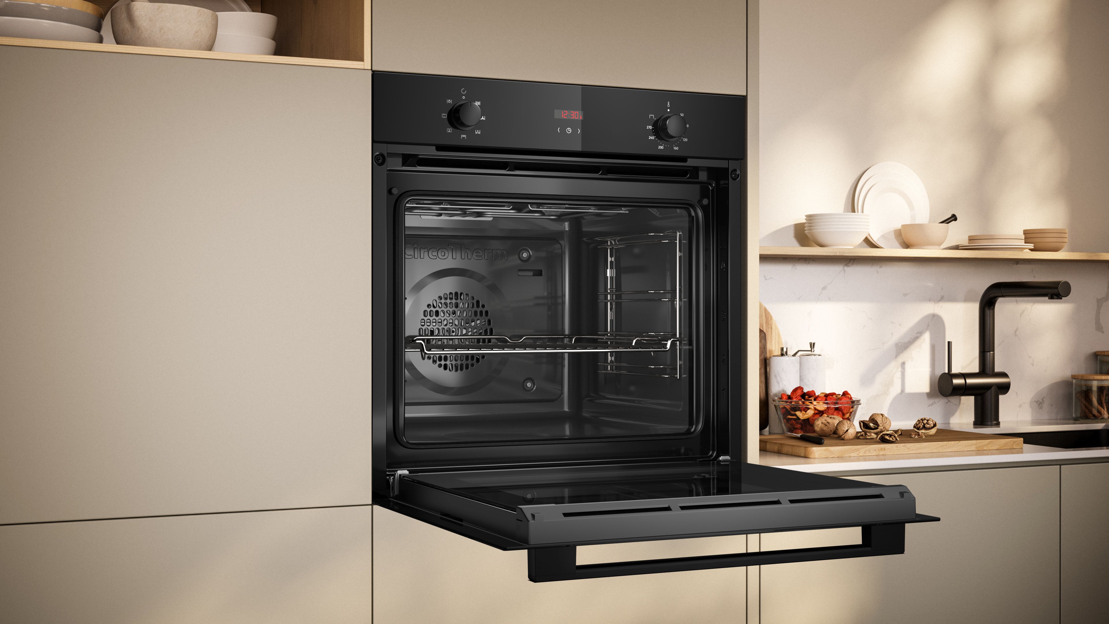 NEFF N 30 B1DCC0AK3B Built-in Single Multi-function Electric Oven - Black