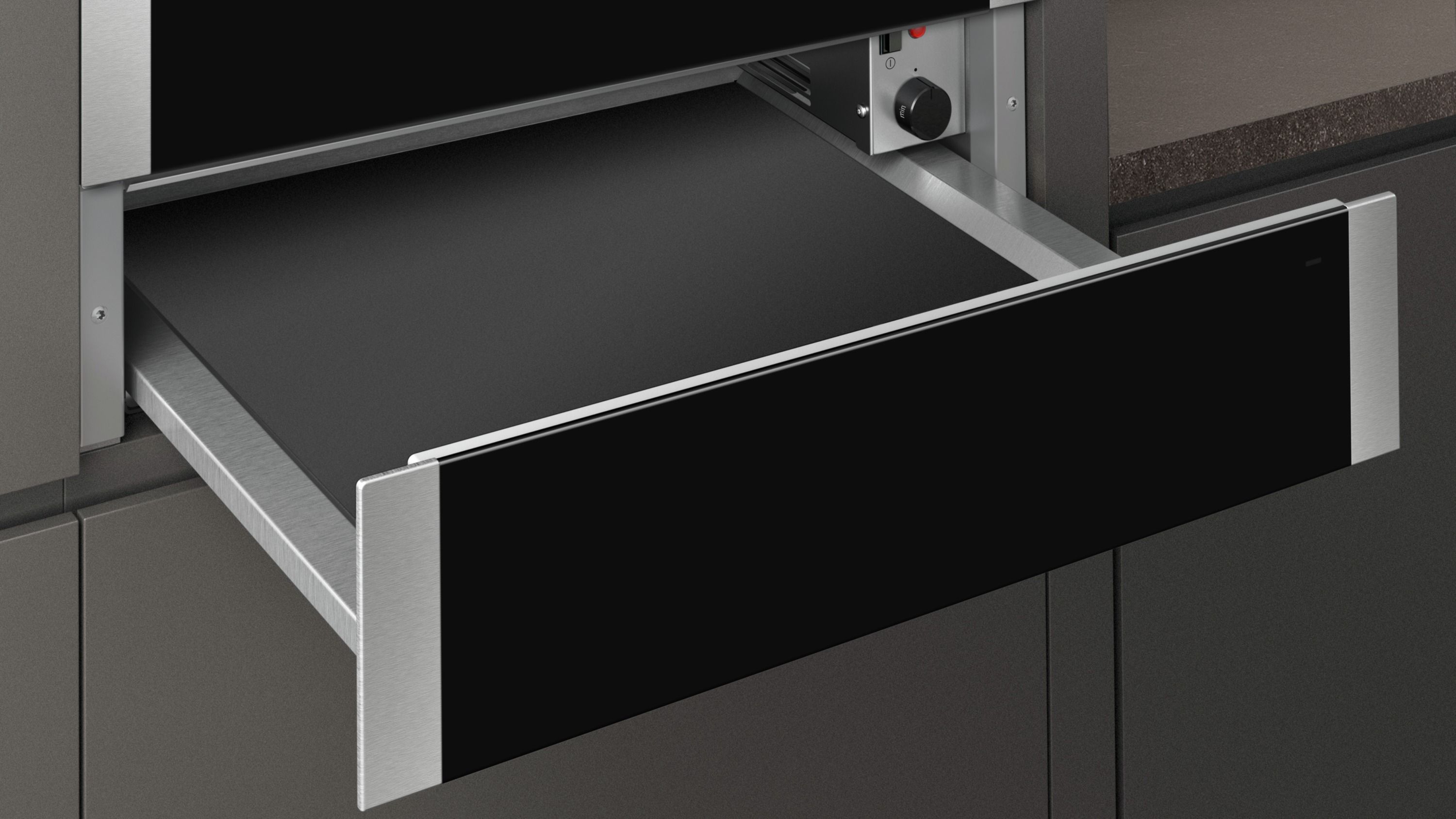 Neff N1AHA01N0B Black Stainless steel Warming drawer