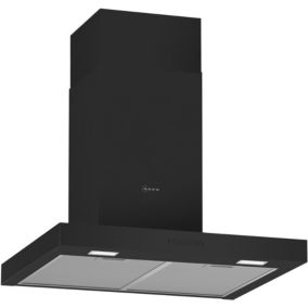 NEFF N30 D62BBC0S0B Metal & plastic Box Cooker hood (W)60cm - Black