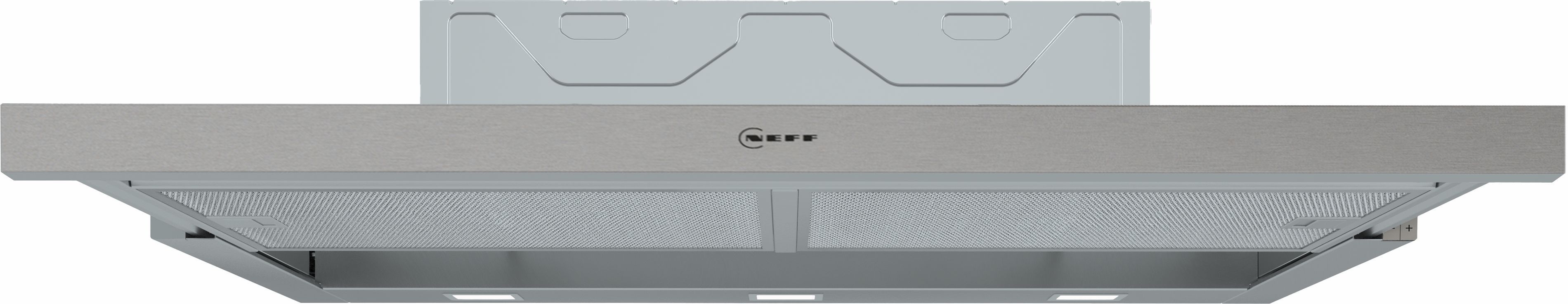 NEFF N50 D49ED22N1B Metal & plastic Telescopic Cooker hood (W)89.8cm - Silver effect