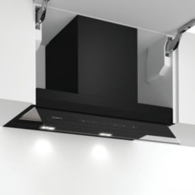 NEFF N70 D65XAM2S0B Metal & plastic Integrated Cooker hood (W)59.7cm - Black