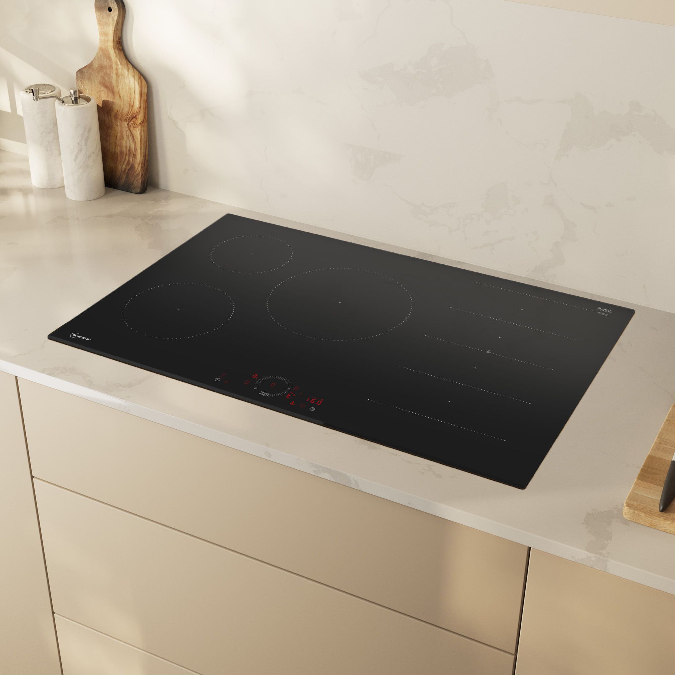 NEFF N70 T69FUV4L0 80.2cm Induction Ceramic hob - Black