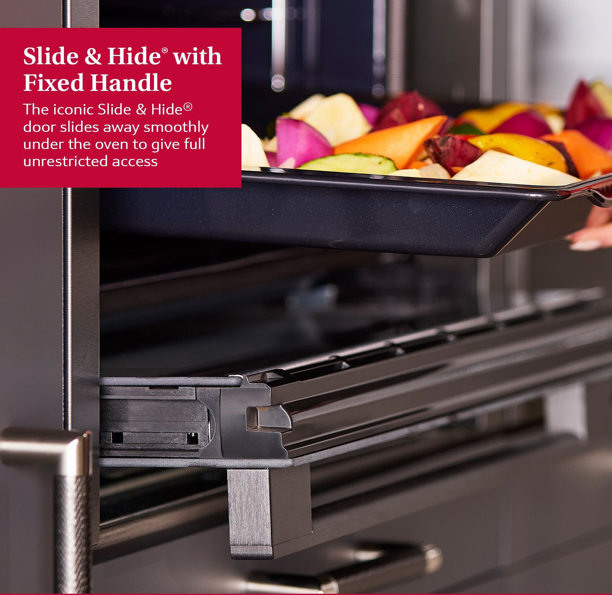 NEFF Slide&Hide B6ACH7AG7B Built-in Single Multi-function pyrolytic Electric Oven - Black