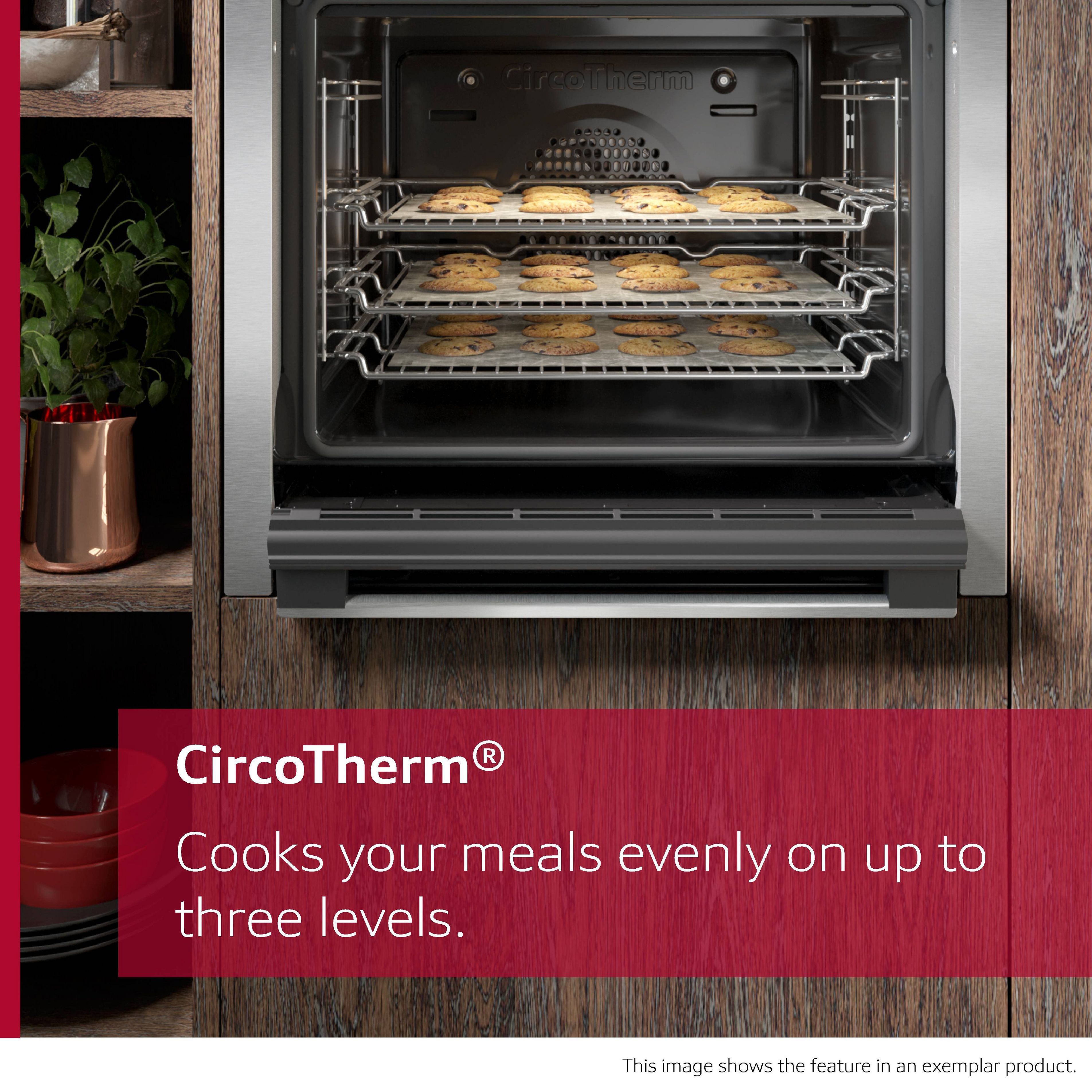 NEFF Slide&Hide B6ACH7AG7B Built-in Single Multi-function pyrolytic Electric Oven - Black