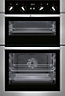 Neff U14M42N5GB Double oven - Stainless steel effect
