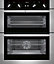 Neff U17M42N5GB Double oven - Stainless steel effect