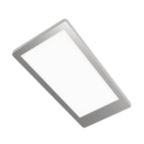 Neo Stainless steel effect Mains-powered LED Variable white Under cabinet light IP20 (L)200mm (W)100mm, Pack of 3