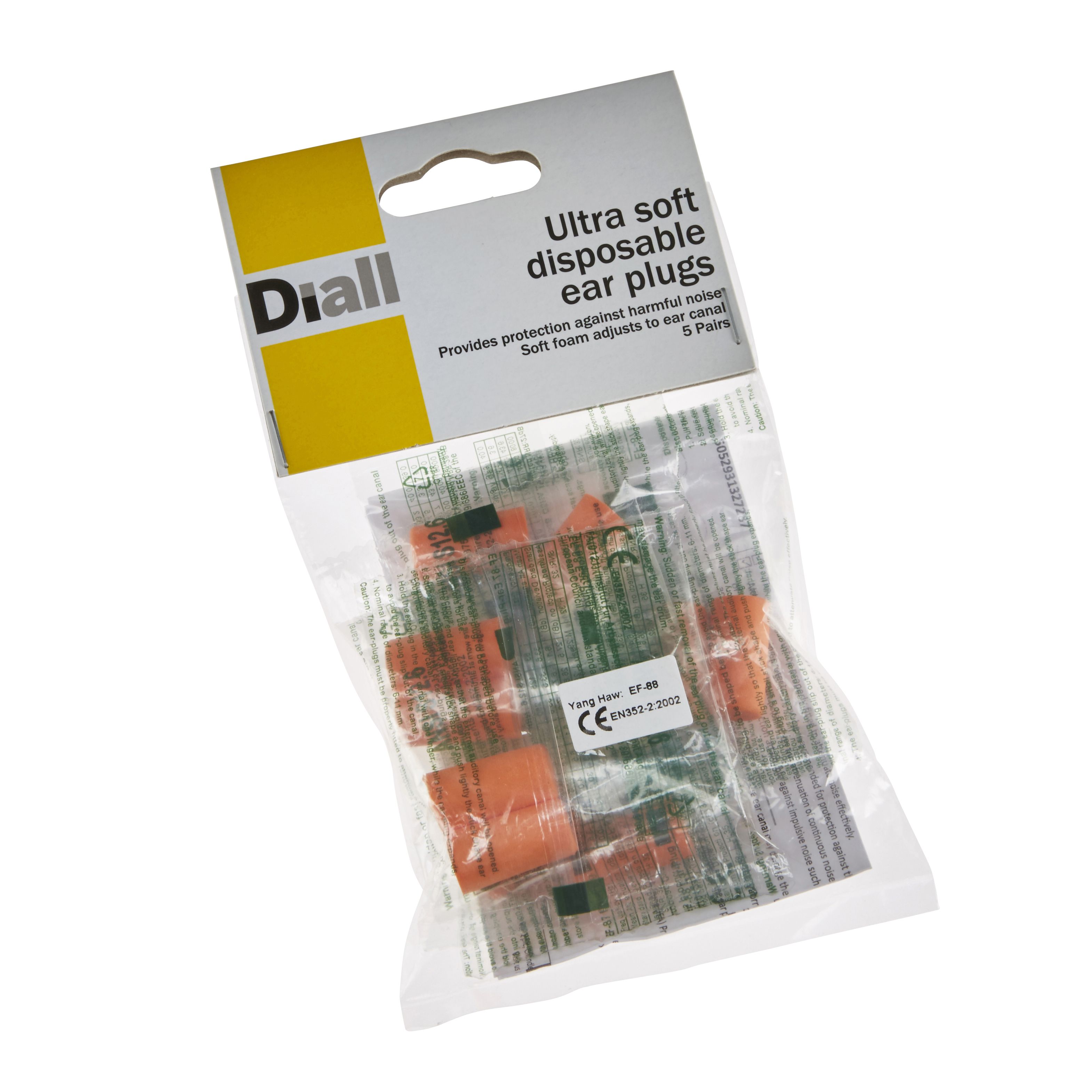 NEP308 Uncorded ear plugs, Pack of 5