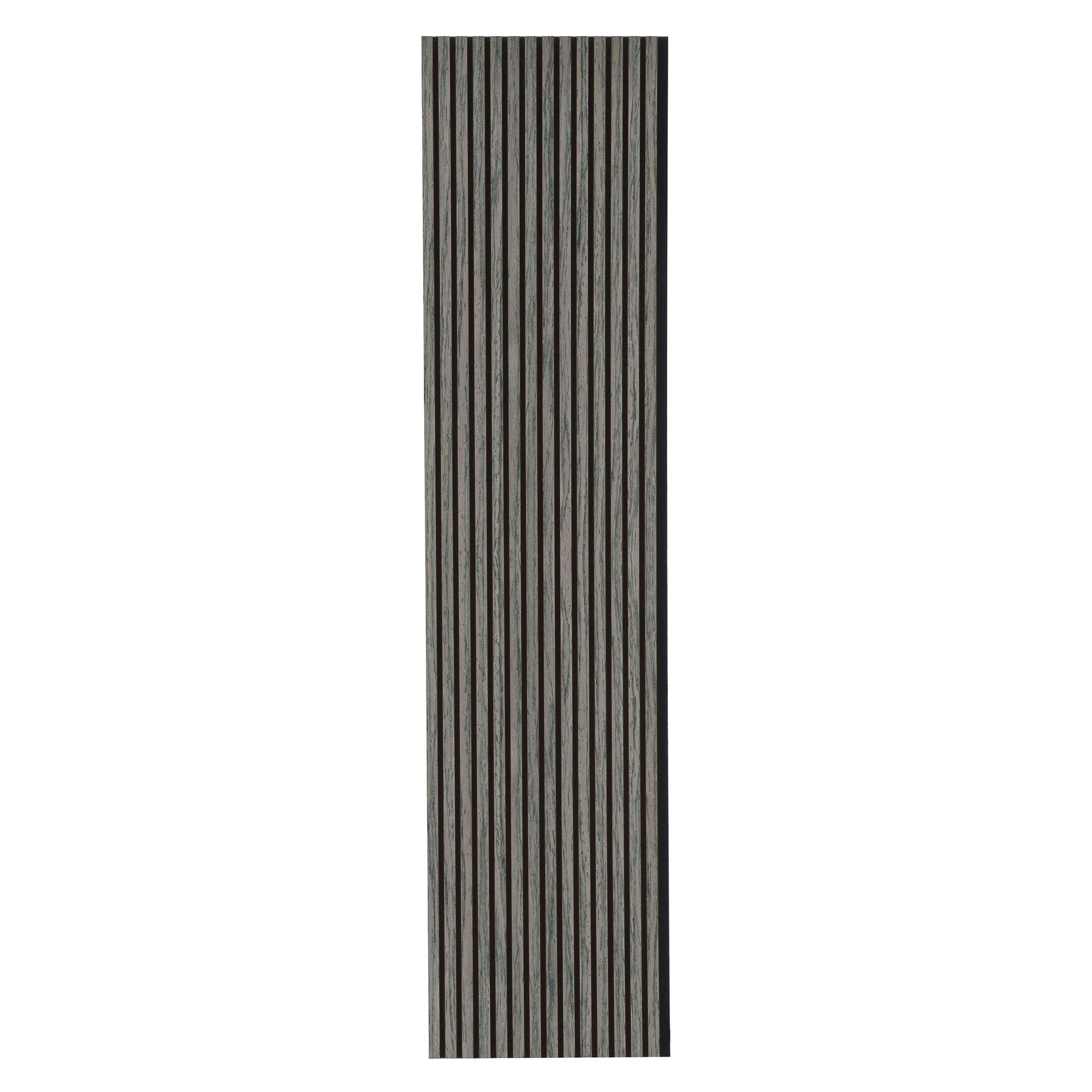 Neuhofer Grey Oak veneer Acoustic panel (L)2400mm (W)572.5mm, 7.2kg
