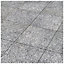 New Rhode Island Light grey Natural granite Paving slab, 0.16m² (L)400mm (W)400mm