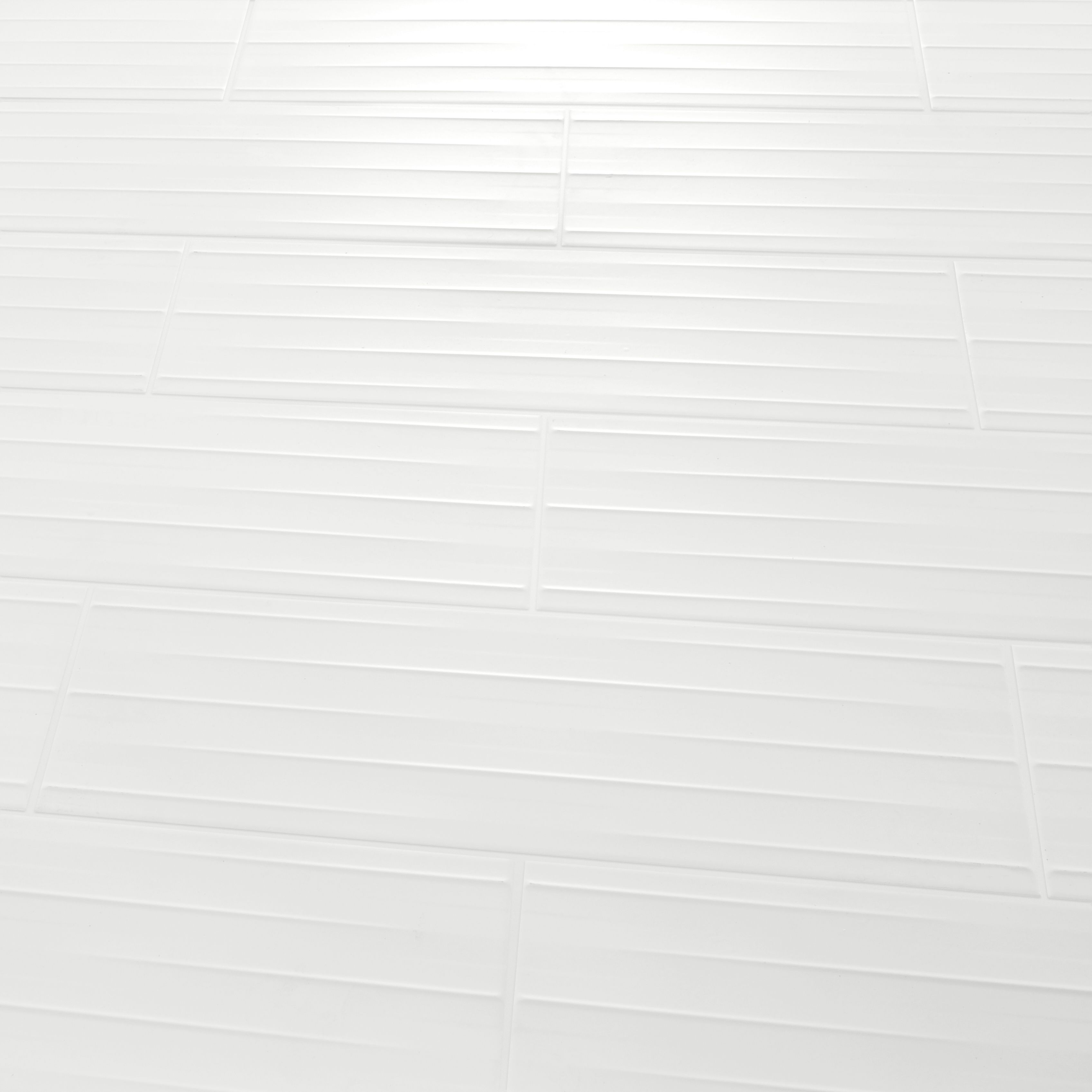 New wave White Matt Ceramic Wall Tile Sample