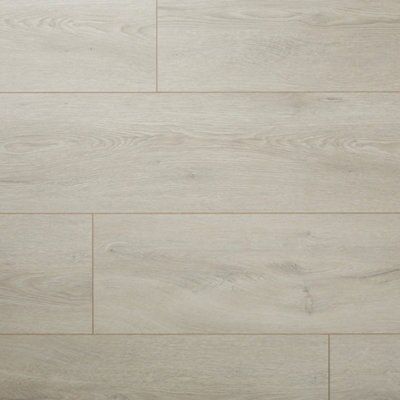 Newlyn Grey Oak effect Laminate Flooring Sample