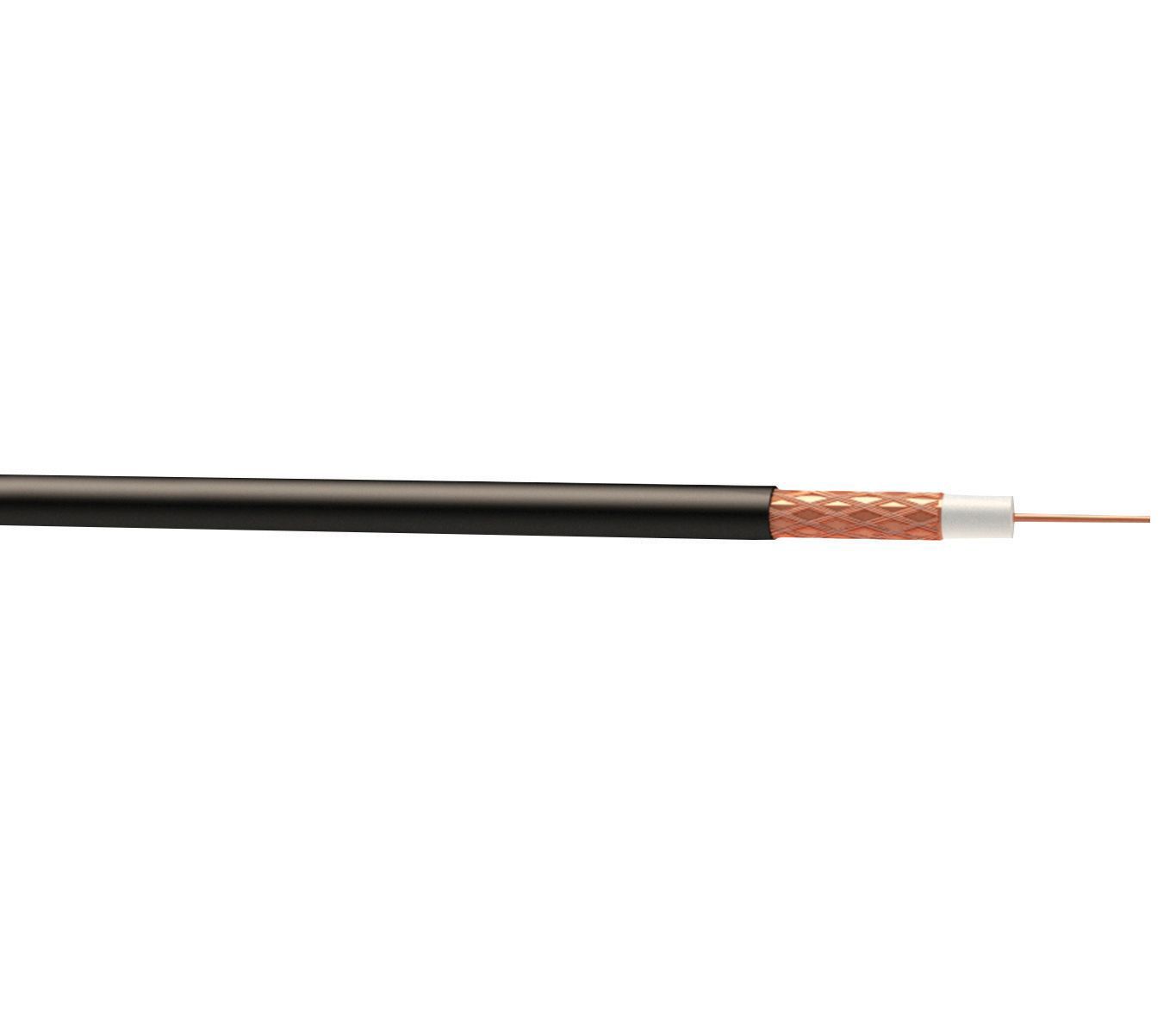Nexans Black Coaxial cable, 25m