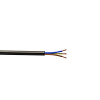 Nexans NX100 Black 3 core Cable 2.5mm² x 5m