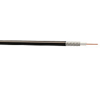Nexans RG6 Black Coaxial cable, 50m