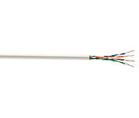 Nexans White 8 core Telephone cable, 50m
