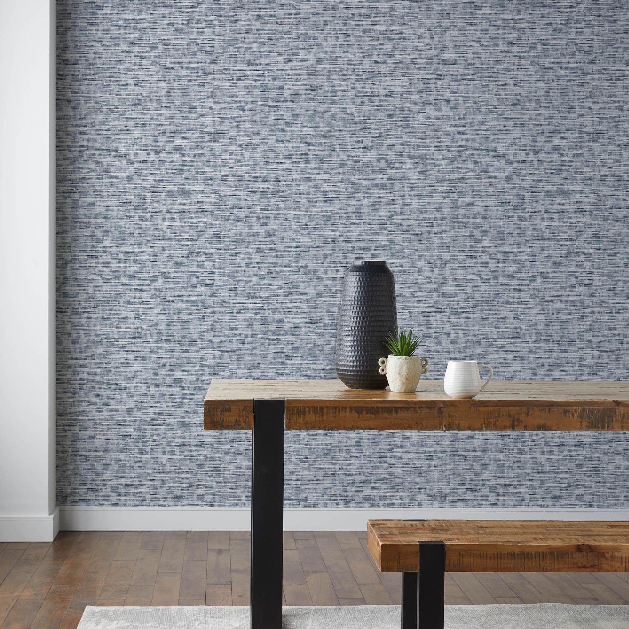 Next Abstract Watercolour Blue Smooth Wallpaper