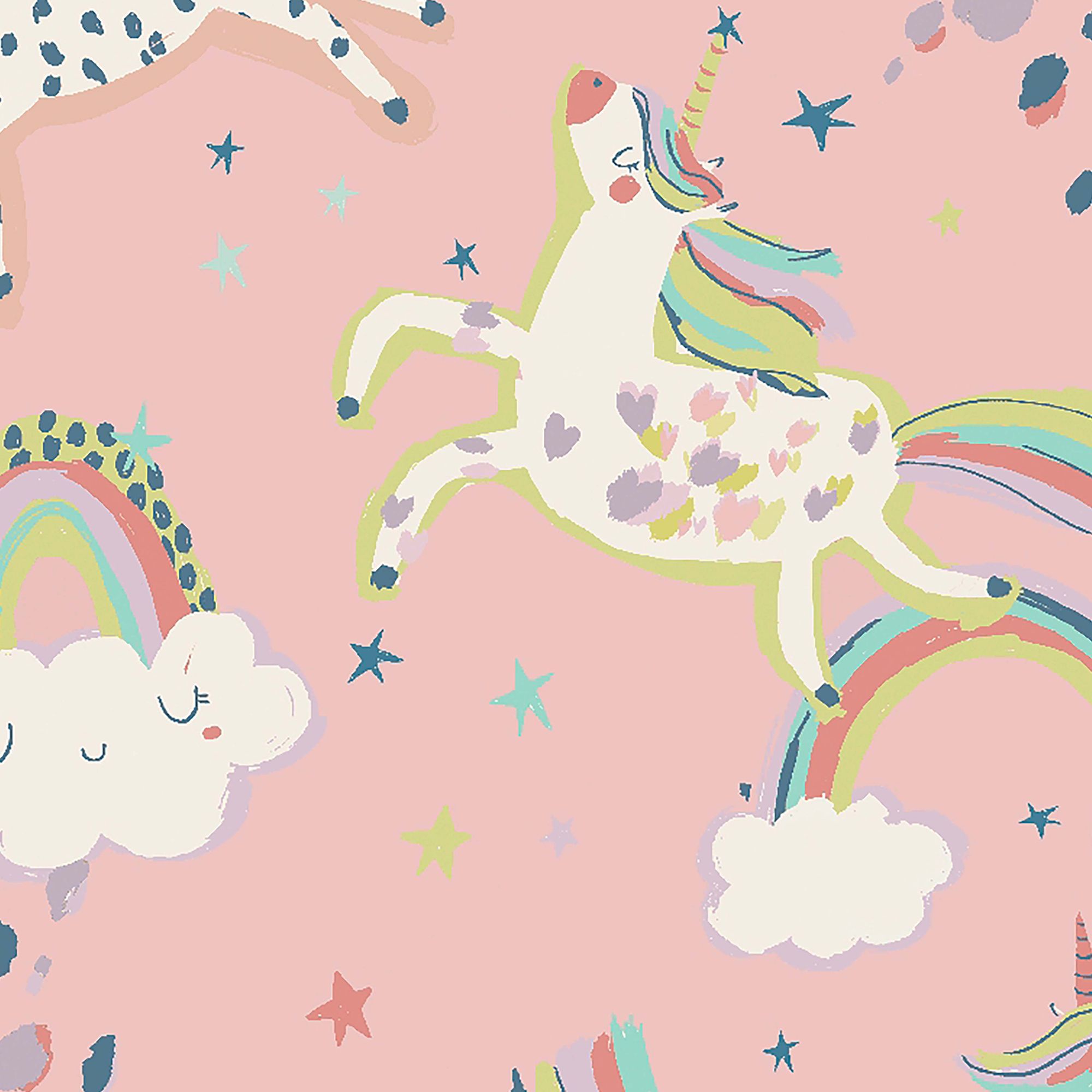 Next Party unicorn Pink Smooth Wallpaper